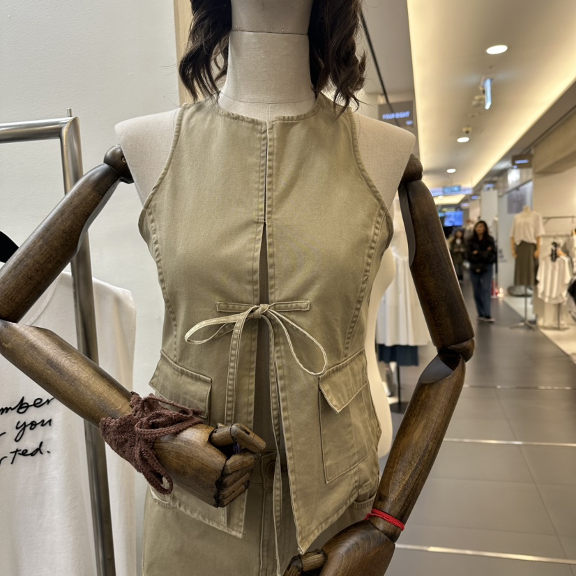 LADYBLACK/THE BLACK韓國直郵女裝新品推薦職業馬甲復古LADYBLACK/THE BLACK馬甲