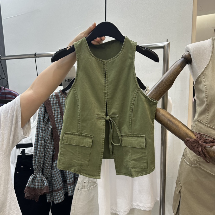 LADYBLACK/THE BLACK韓國直郵女裝新品推薦職業馬甲復古LADYBLACK/THE BLACK馬甲圖色2