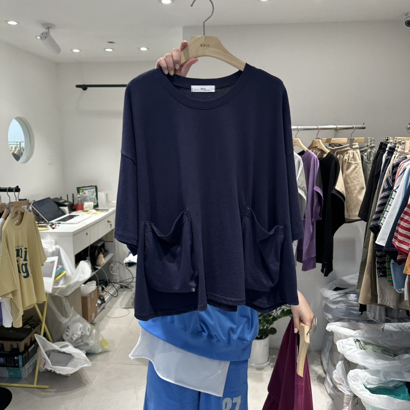 IN KIRA韓國直郵女士新品休閑26夏季人氣職業時尚長袖T恤IN KIRA長袖T恤圖色3