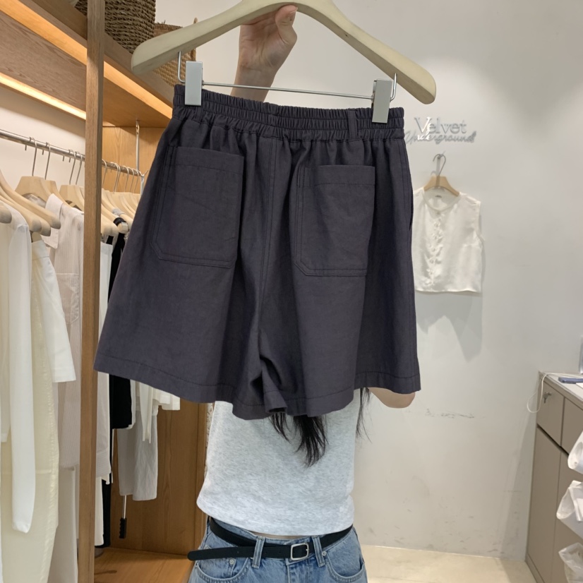 VELVET UNDERGROUND韓國直郵女裝新款26夏季職業推薦短褲VELVET UNDERGROUND短褲