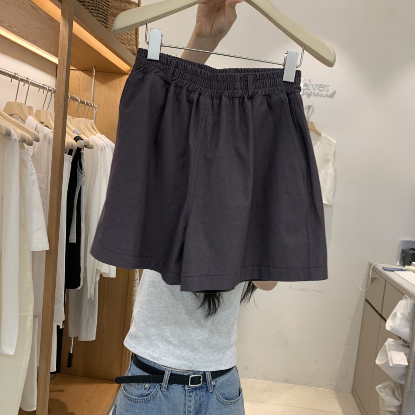 VELVET UNDERGROUND韓國直郵女裝新款26夏季職業推薦短褲VELVET UNDERGROUND短褲圖色1