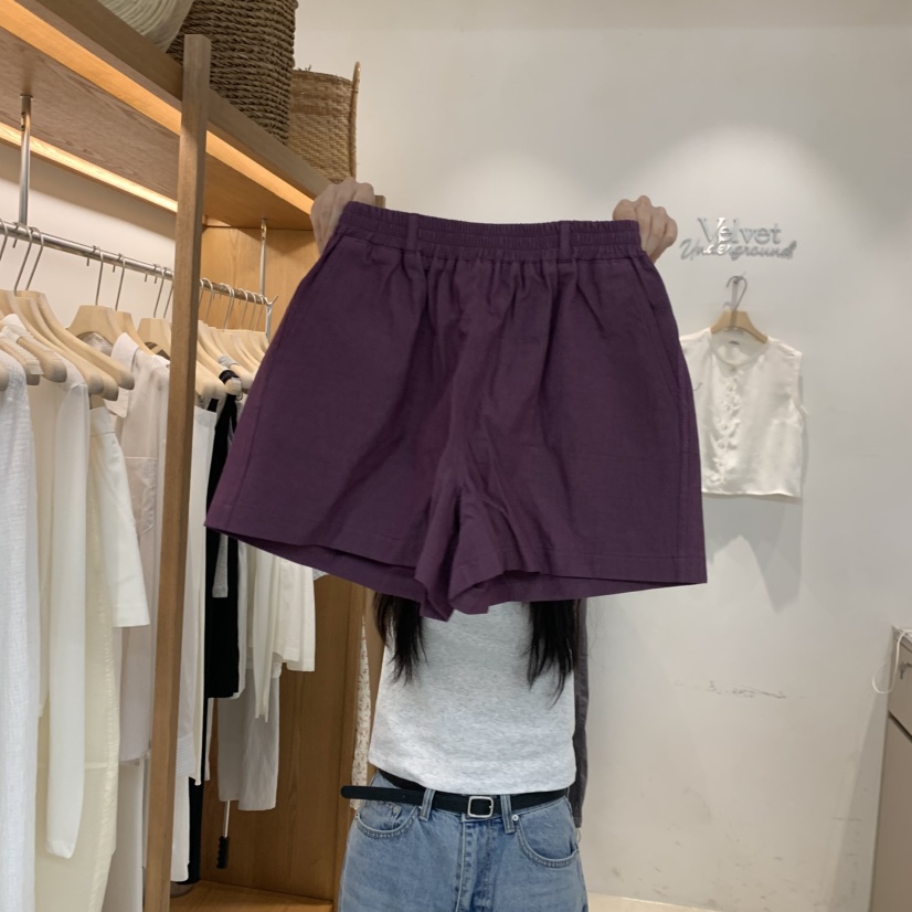 VELVET UNDERGROUND韓國直郵女裝新款26夏季職業推薦短褲VELVET UNDERGROUND短褲圖色3