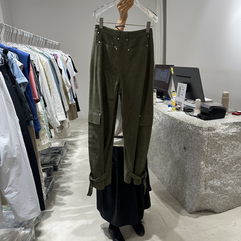 NEROLI 36韓國直郵女士新品26夏季推薦26春夏休閑褲亞麻NEROLI 36休閑褲
