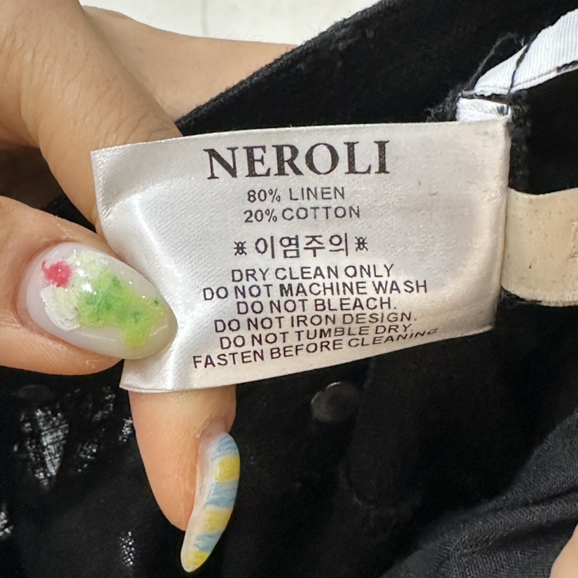 NEROLI 36韓國直郵女士新品26夏季推薦26春夏休閑褲亞麻NEROLI 36休閑褲