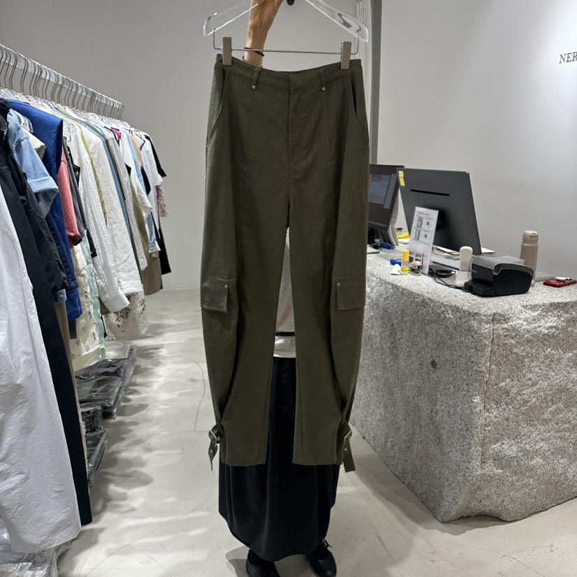 NEROLI 36韓國直郵女士新品26夏季推薦26春夏休閑褲亞麻NEROLI 36休閑褲圖色1