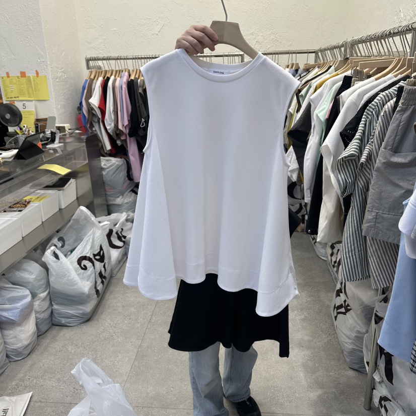 DA YLOG韓國東大門代購女士新品熱賣休閑人氣職業吊帶背心DA YLOG吊帶/背心圖色1
