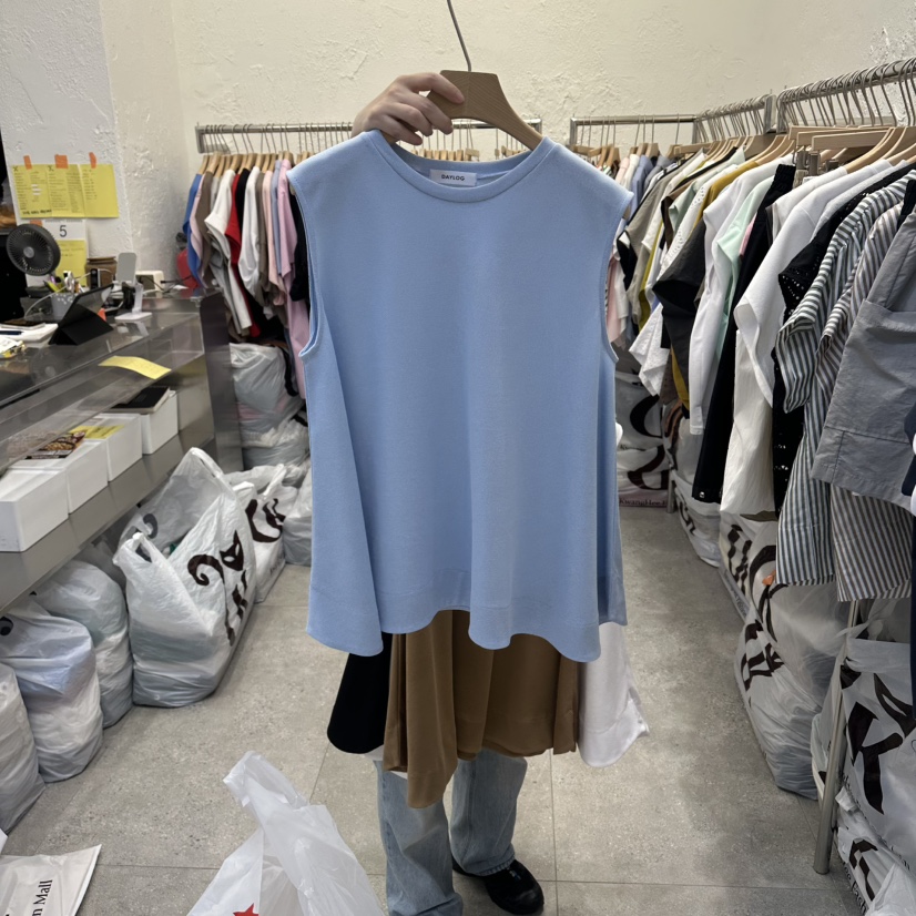 DA YLOG韓國東大門代購女士新品熱賣休閑人氣職業吊帶背心DA YLOG吊帶/背心圖色4