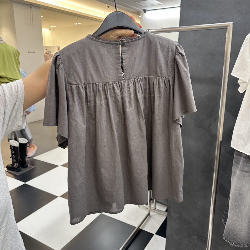 LADYBLACK/THE BLACK韓國東大門代購女士新品26夏季襯衫蕾絲衫LADYBLACK/THE BLACK襯衫/蕾絲衫