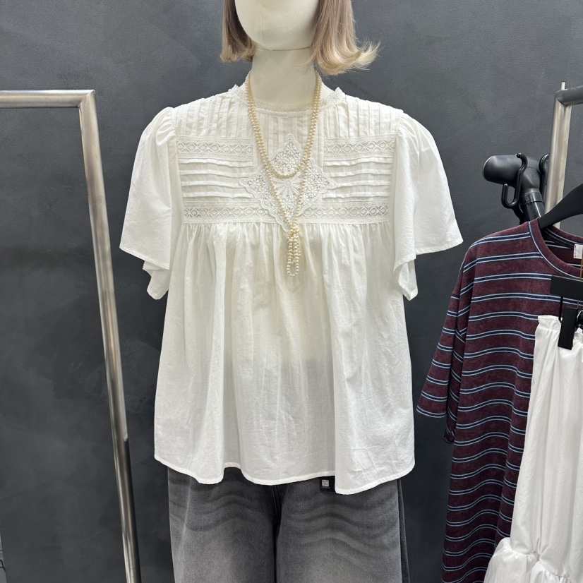 LADYBLACK/THE BLACK韓國東大門代購女士新品26夏季襯衫蕾絲衫LADYBLACK/THE BLACK襯衫/蕾絲衫