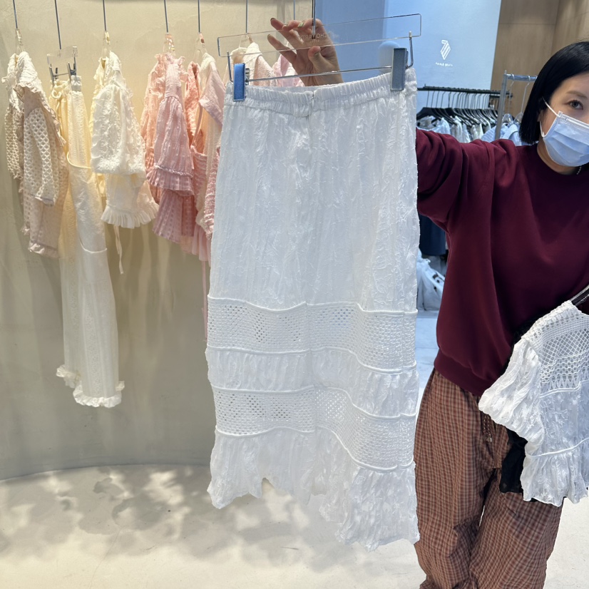 ECHOPARTY韓國代購女裝新款推薦人氣休閑26夏季26春夏長裙ECHOPARTY長裙