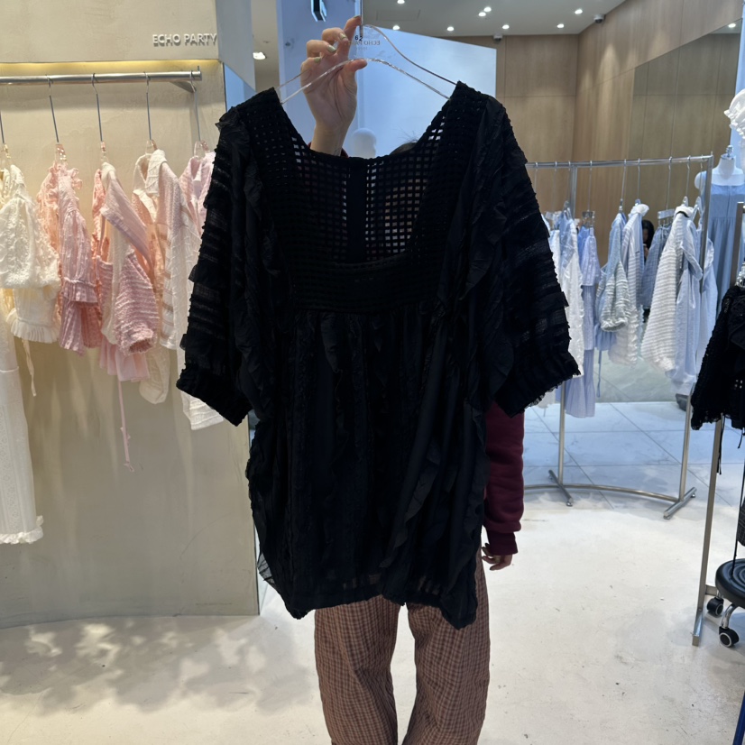 ECHOPARTY韓國東大門直郵女裝新品人氣推薦休閑26春夏連衣裙ECHOPARTY連衣裙