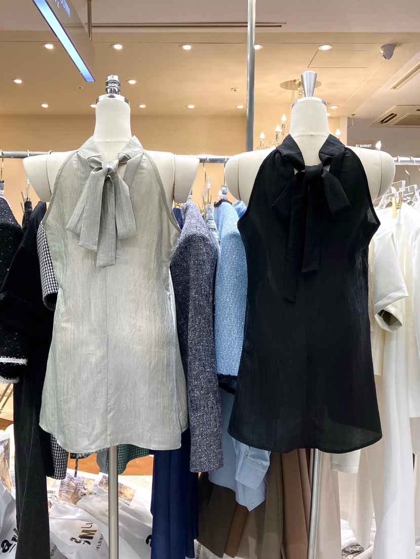 WORK SHOP東大門實拍韓國女士新品熱賣吊帶背心含繩雪紡Work_shop吊帶/背心