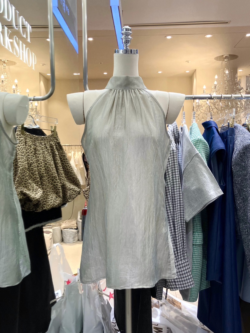 WORK SHOP東大門實拍韓國女士新品熱賣吊帶背心含繩雪紡Work_shop吊帶/背心圖色1