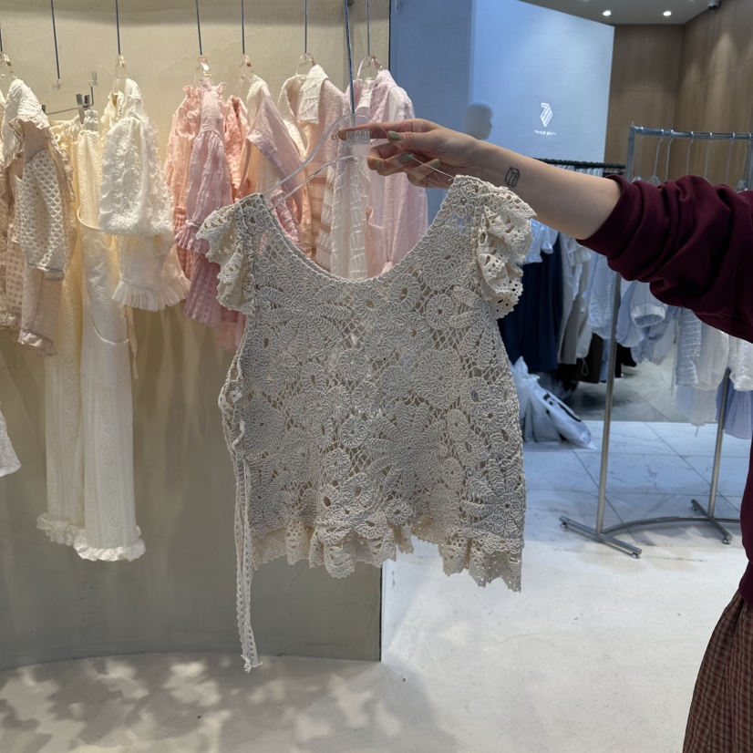 ECHOPARTY韓國東大門代購女士新品人氣時尚推薦26春夏吊帶背心ECHOPARTY吊帶/背心圖色1