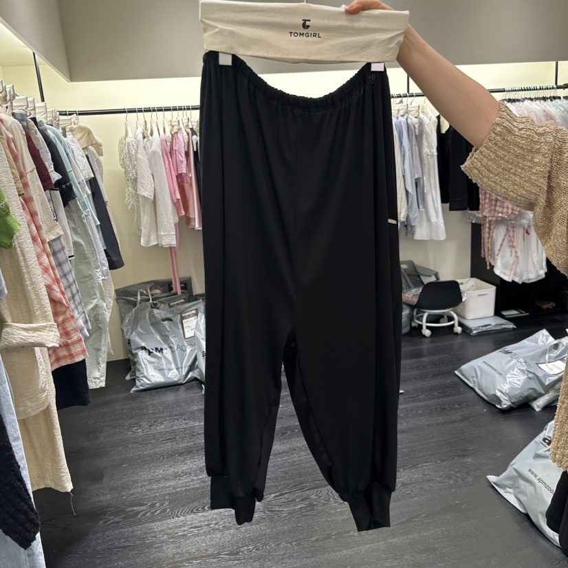 TOMGIRL韓國東大門代購女士新品休閑職業推薦26春夏休閑褲TOMGIRL休閑褲圖色2