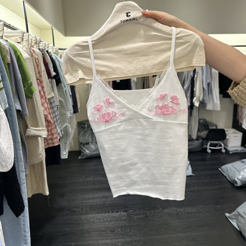 TOMGIRL韓國直郵女裝新品熱賣26春夏推薦時尚人氣吊帶背心TOMGIRL吊帶/背心圖色1