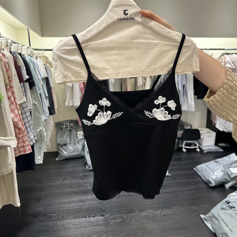 TOMGIRL韓國直郵女裝新品熱賣26春夏推薦時尚人氣吊帶背心TOMGIRL吊帶/背心圖色2