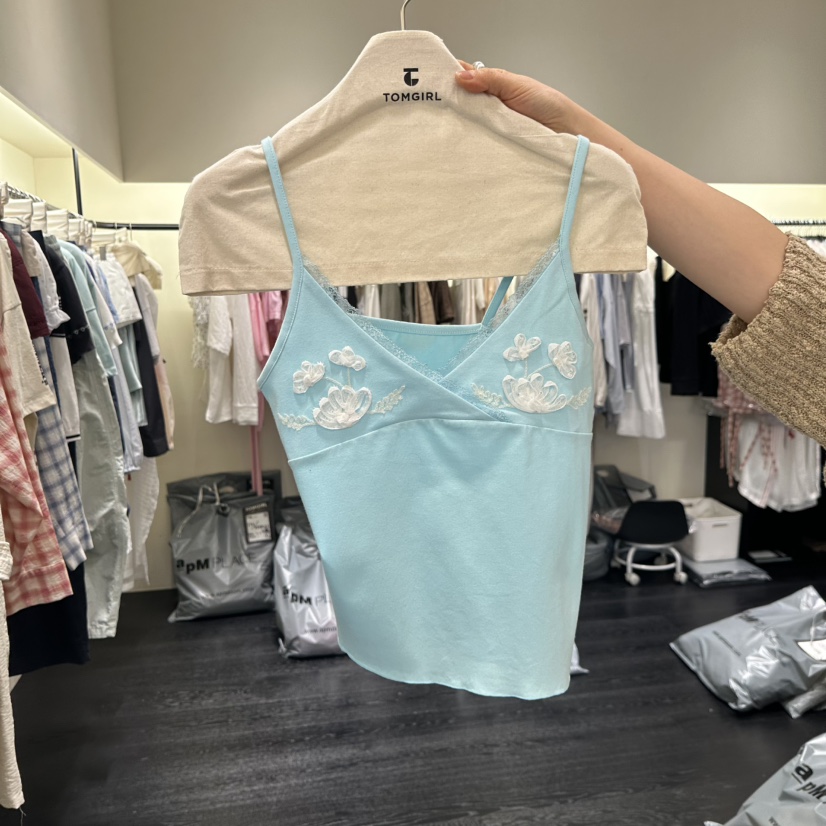 TOMGIRL韓國直郵女裝新品熱賣26春夏推薦時尚人氣吊帶背心TOMGIRL吊帶/背心圖色3