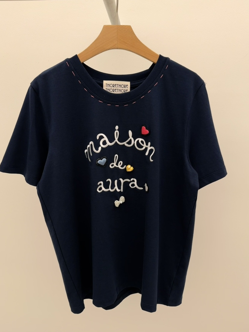 THORE韓國直郵女士新品26夏季人氣職業休閑推薦時尚26春夏T恤THORET恤圖色2