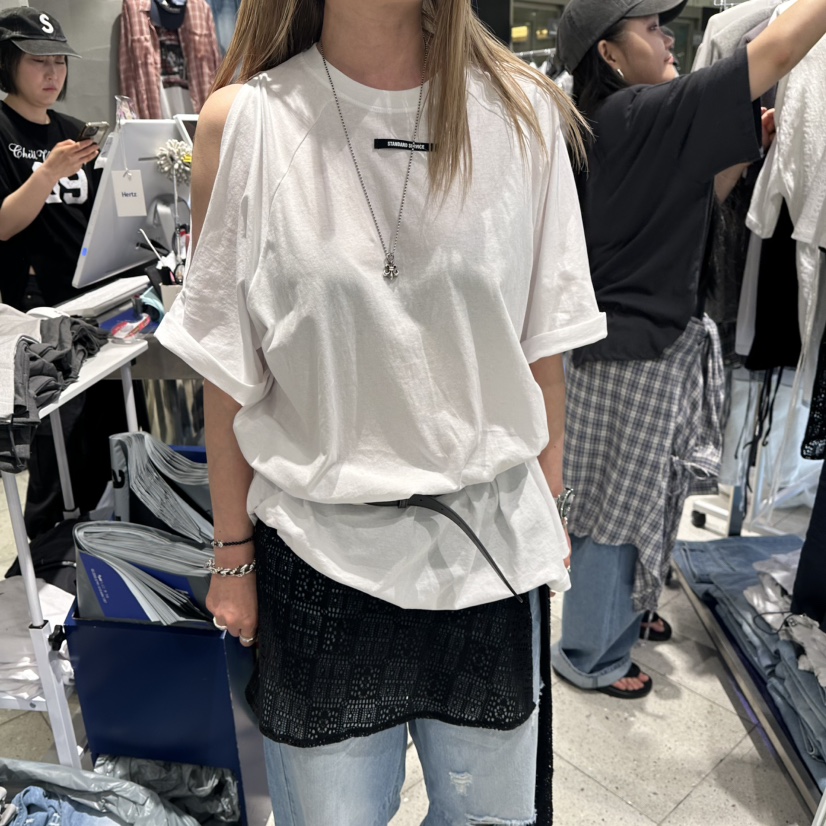 HERTZ-P韓國代購女士新款人氣休閑職業26夏季熱賣時尚T恤HERTZ-PT恤圖色2