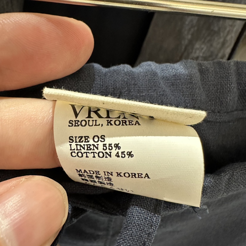 PITA/THEVERLIN韓國直郵女士新品26春夏人氣職業休閑褲孔眼PITA/THEVERLIN休閑褲