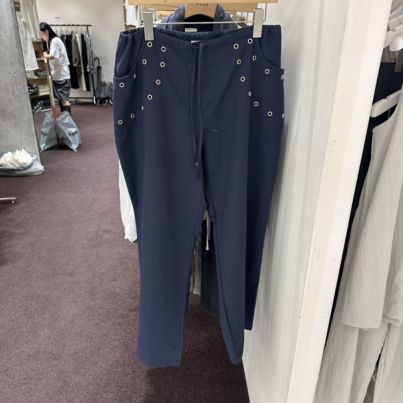 PITA/THEVERLIN韓國直郵女士新品26春夏人氣職業休閑褲孔眼PITA/THEVERLIN休閑褲圖色3