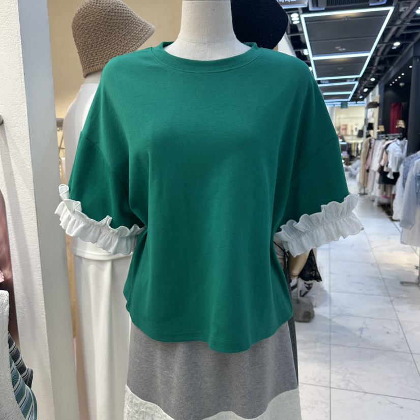 NEAR韓國直郵女裝新品推薦職業時尚26春夏26夏季熱賣休閑T恤NEART恤圖色1