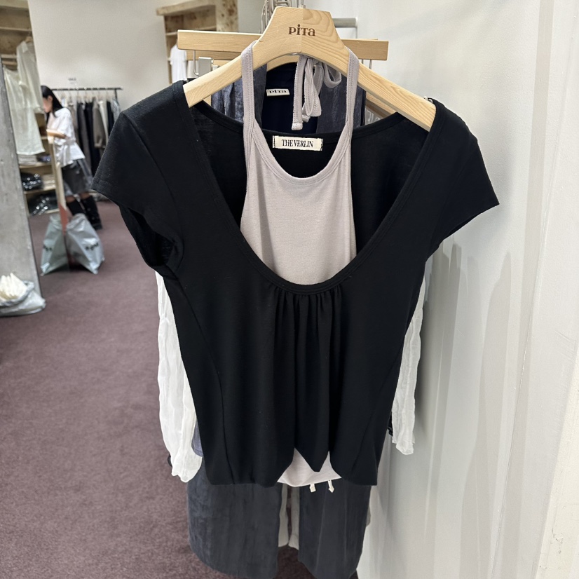 PITA/THEVERLIN韓國直郵女士新品人氣職業推薦26夏季T恤PITA/THEVERLINT恤圖色2