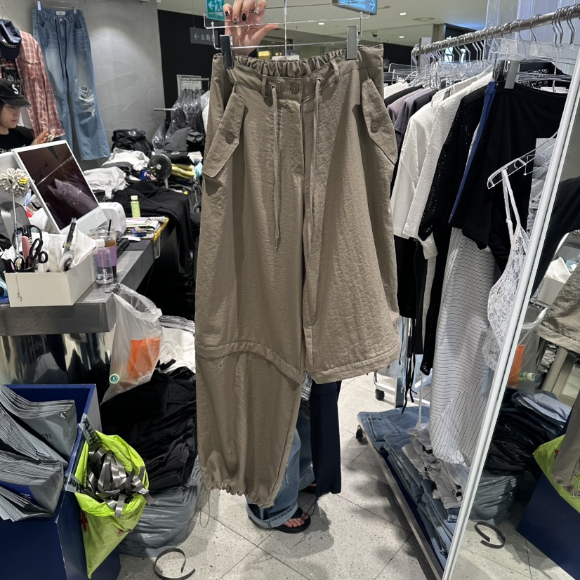 HERTZ-P韓國代購女士新款26春夏人氣熱賣26夏季休閑褲可拆卸HERTZ-P休閑褲圖色1