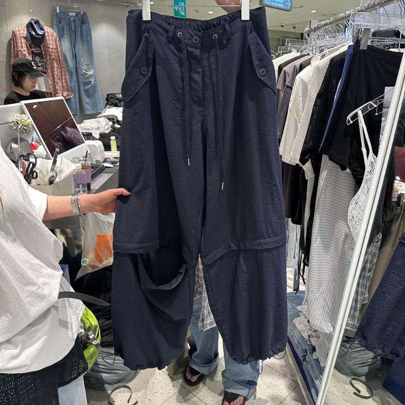 HERTZ-P韓國代購女士新款26春夏人氣熱賣26夏季休閑褲可拆卸HERTZ-P休閑褲圖色2
