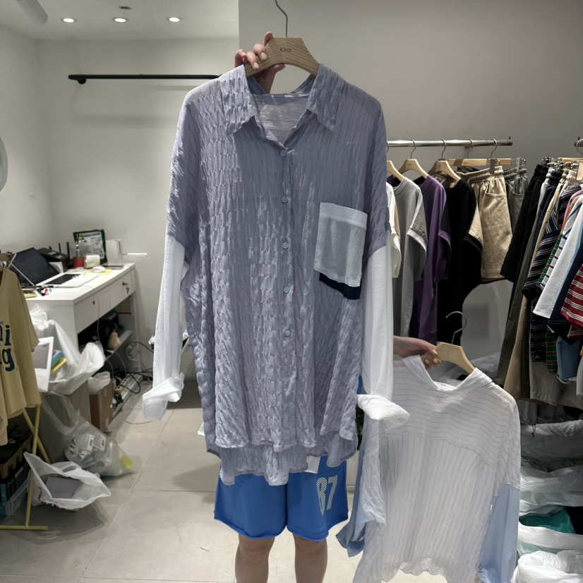 IN KIRA韓國直郵實拍女裝新品時尚熱賣人氣26春夏襯衫蕾絲衫IN KIRA襯衫/蕾絲衫圖色2