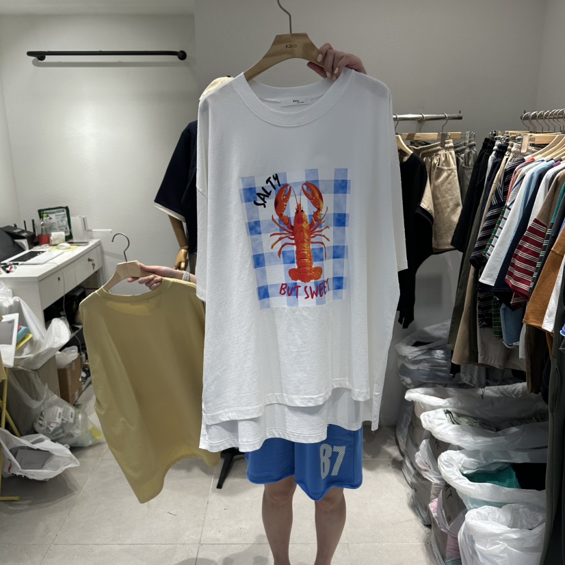 IN KIRA韓國直郵女裝新品26春夏休閑時尚職業推薦人氣T恤IN KIRAT恤圖色1
