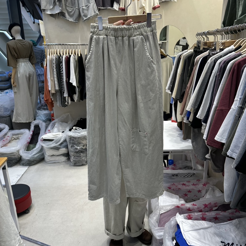 REPLAY韓國東大門直郵女士新品職業時尚休閑熱賣休閑褲口袋REPLAY休閑褲圖色1
