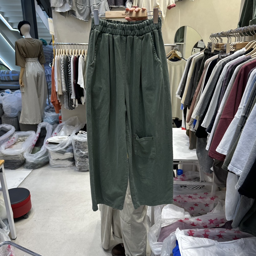 REPLAY韓國東大門直郵女士新品職業時尚休閑熱賣休閑褲口袋REPLAY休閑褲圖色2
