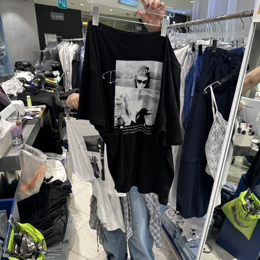 HERTZ-P韓國直郵女士新品熱賣推薦職業休閑26夏季26春夏T恤HERTZ-PT恤圖色2
