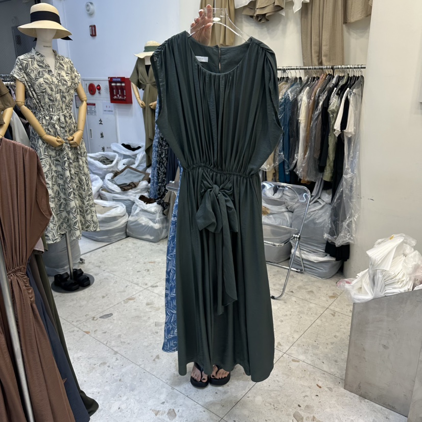MARIGOLD韓國直郵女士新品人氣26夏季熱賣26春夏連衣裙絲帶MARIGOLD連衣裙圖色2