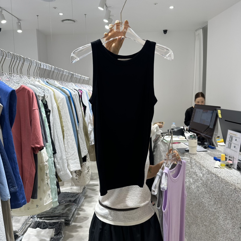 NEROLI 36韓國直郵女裝新品時尚人氣職業26夏季吊帶背心NEROLI 36吊帶/背心圖色5黑色