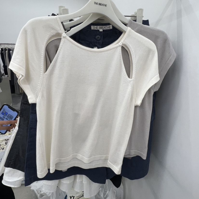 BREATHE東大門實拍韓國女裝新品熱賣26春夏時尚26夏季T恤BREATHET恤圖色1