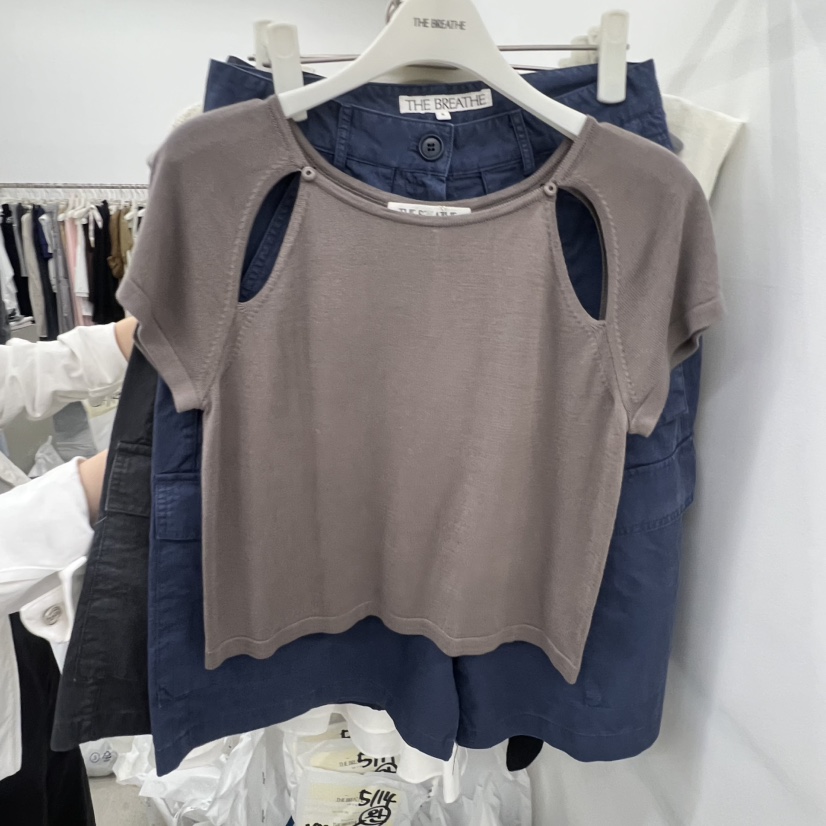 BREATHE東大門實拍韓國女裝新品熱賣26春夏時尚26夏季T恤BREATHET恤圖色3