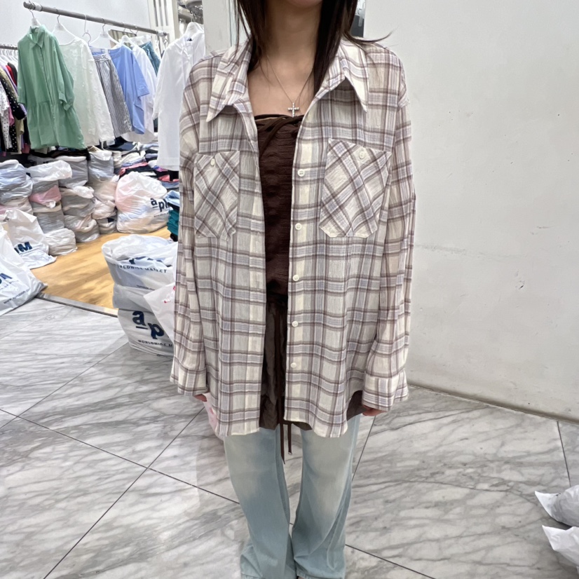 BREATHE韓國直郵女士新款熱賣職業時尚26夏季人氣襯衫蕾絲衫BREATHE襯衫/蕾絲衫圖色1