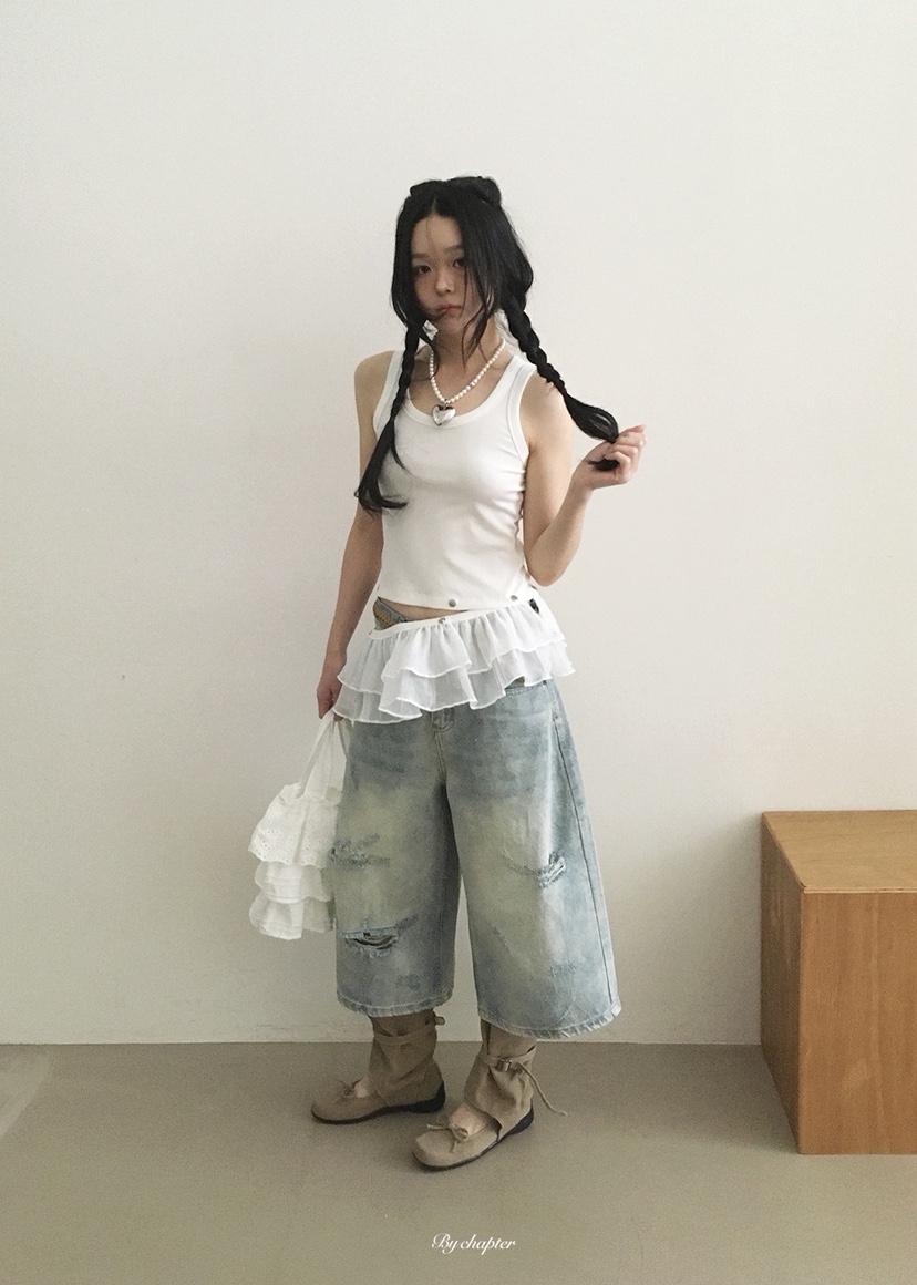 BY CHAPTER韓國代購女裝新品熱賣職業時尚吊帶背心可拆卸BY Chapter吊帶/背心
