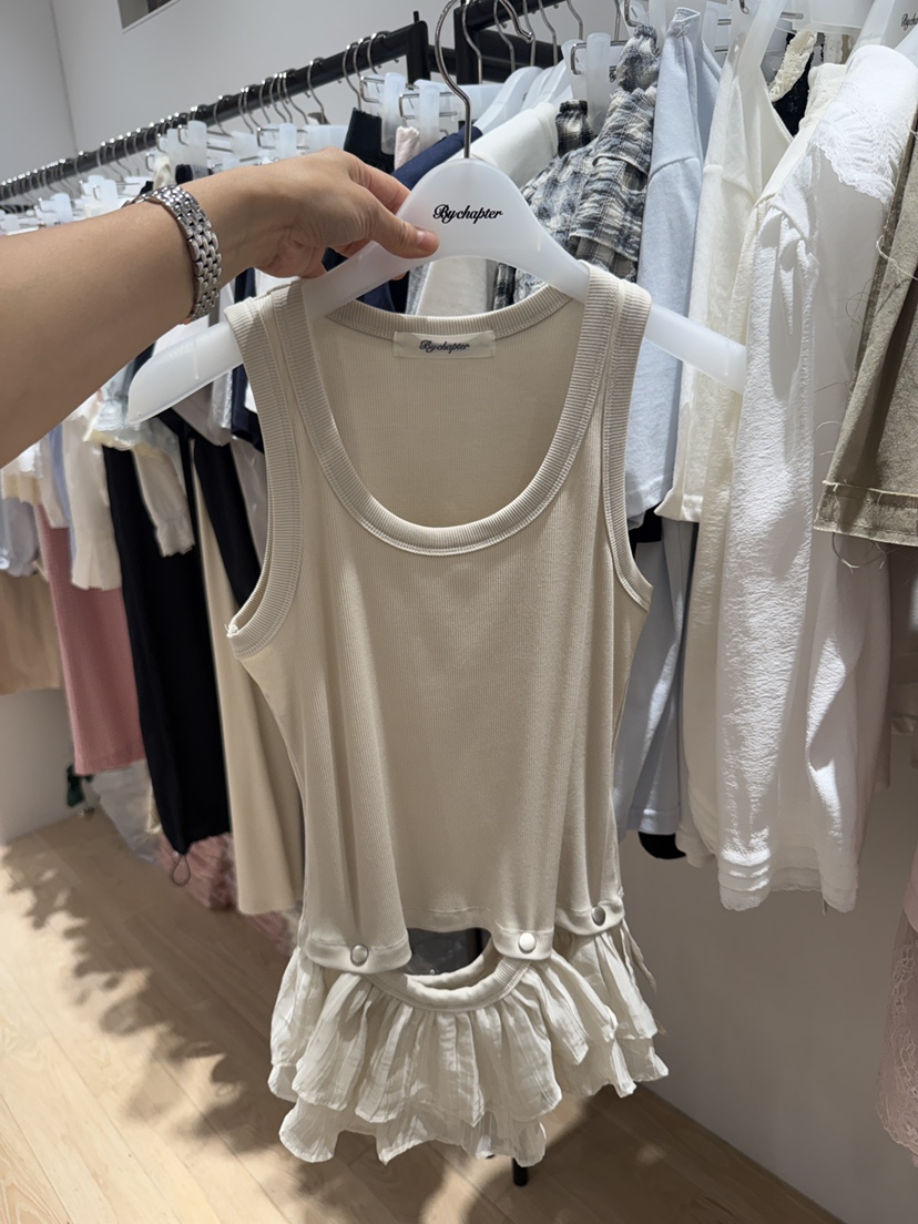 BY CHAPTER韓國代購女裝新品熱賣職業時尚吊帶背心可拆卸BY Chapter吊帶/背心圖色2