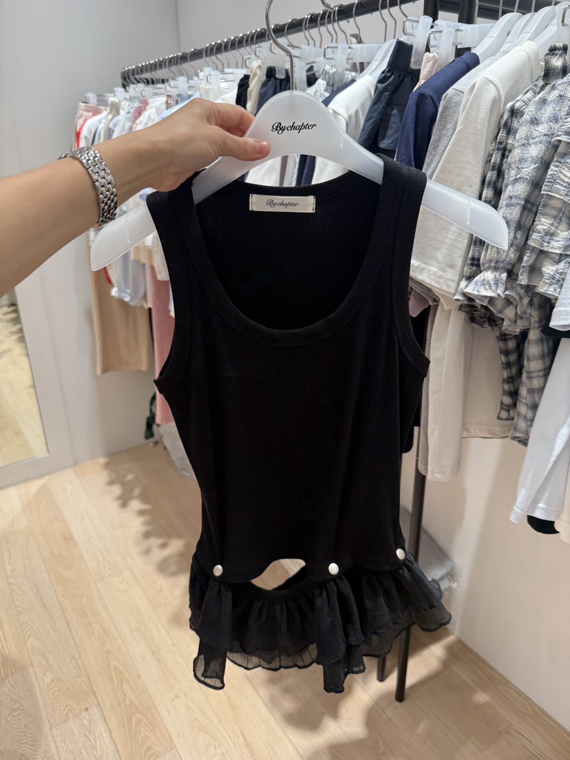 BY CHAPTER韓國代購女裝新品熱賣職業時尚吊帶背心可拆卸BY Chapter吊帶/背心圖色3
