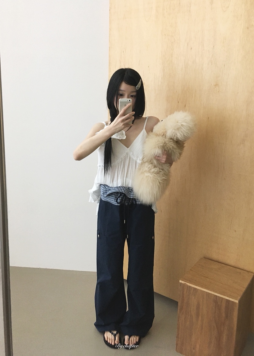 BY CHAPTER韓國東大門直郵女裝新款26夏季職業時尚休閑褲BY Chapter休閑褲
