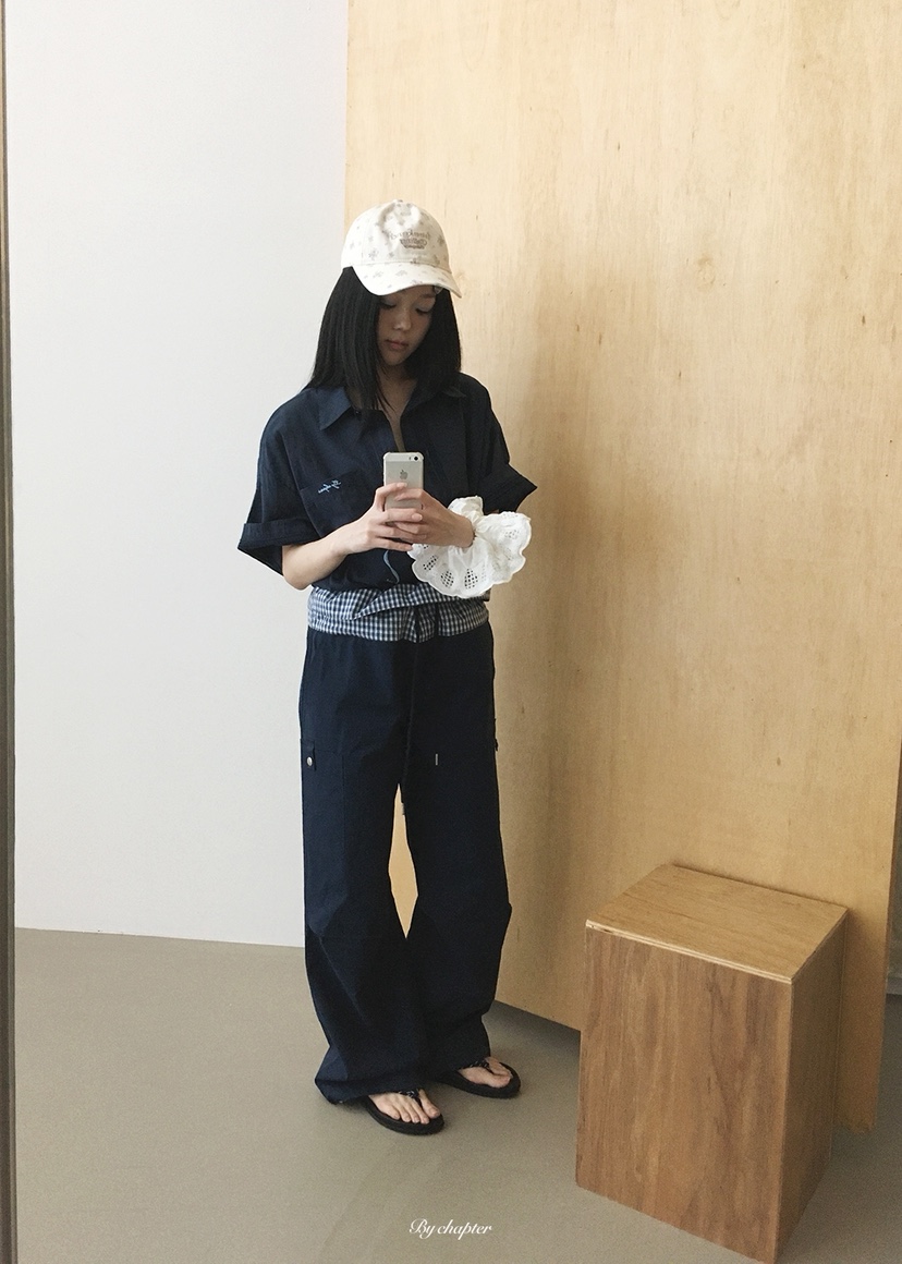 BY CHAPTER韓國東大門直郵女裝新款26夏季職業時尚休閑褲BY Chapter休閑褲