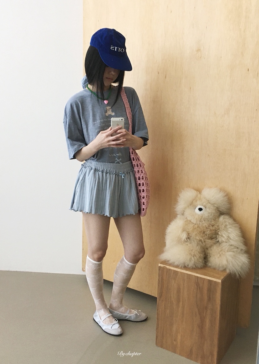 BY CHAPTER韓國直郵實拍女士新款人氣職業休閑26春夏短褲鏤空BY Chapter短褲