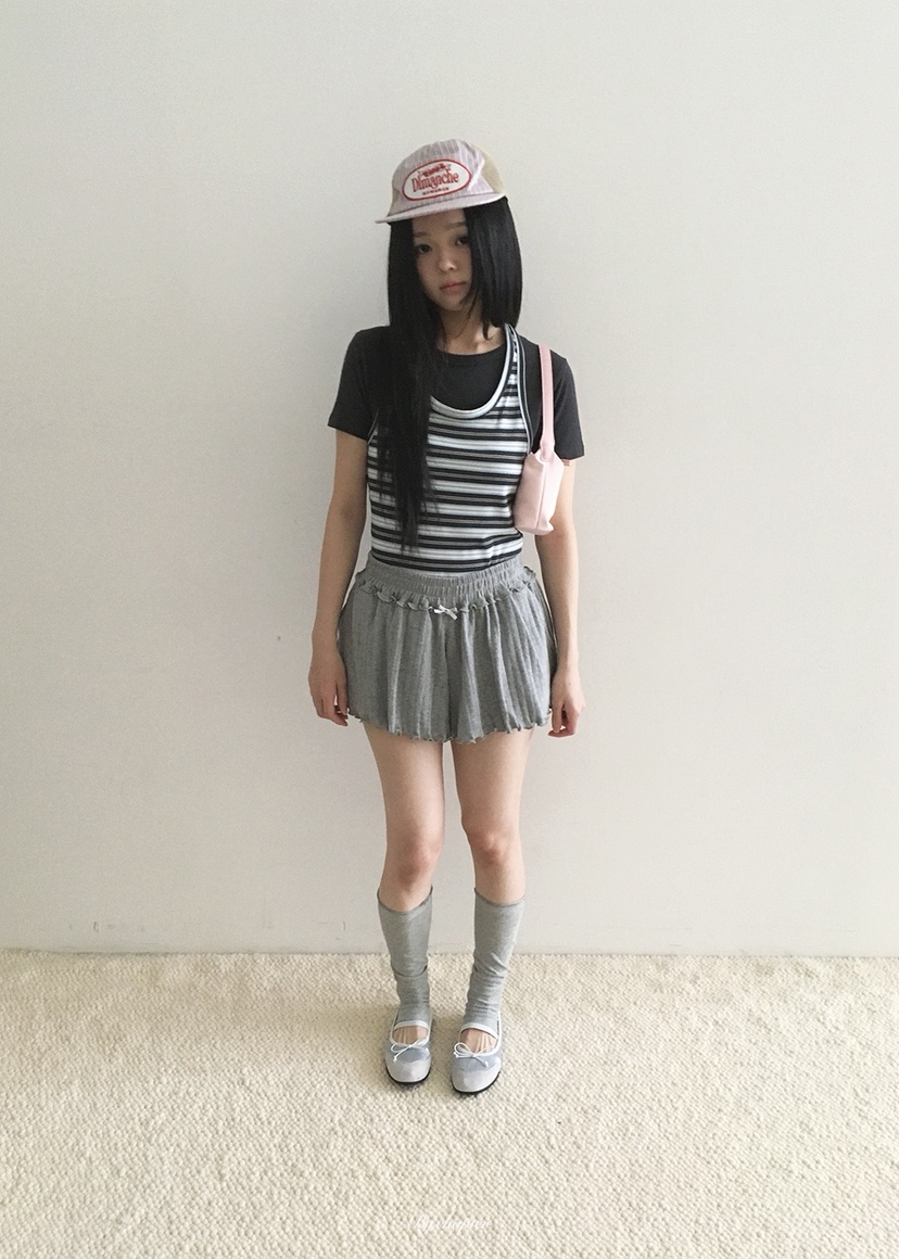 BY CHAPTER韓國直郵實拍女士新款人氣職業休閑26春夏短褲鏤空BY Chapter短褲