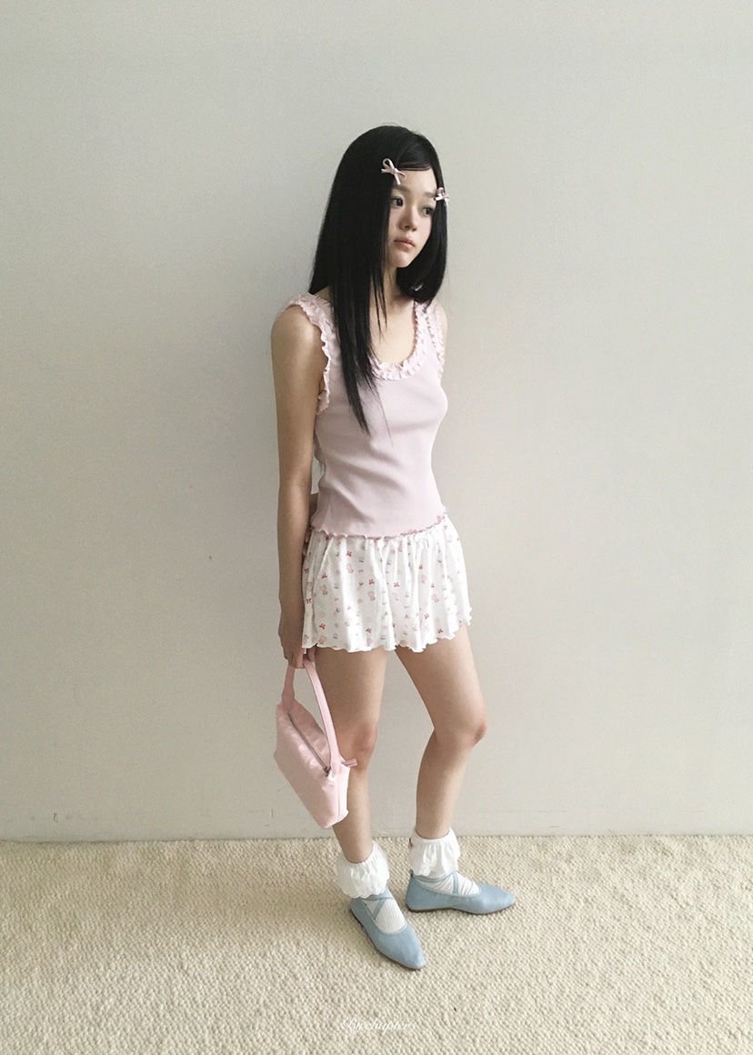 BY CHAPTER韓國直郵實拍女士新款人氣職業休閑26春夏短褲鏤空BY Chapter短褲