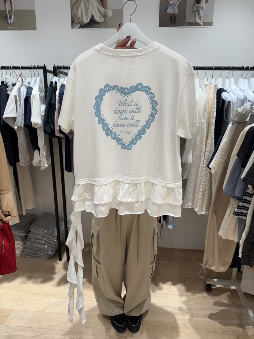 BY CHAPTER韓國直郵女裝新款26夏季推薦人氣熱賣26春夏T恤BY ChapterT恤