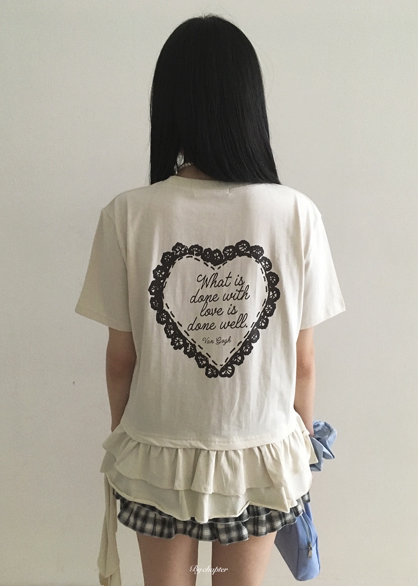 BY CHAPTER韓國直郵女裝新款26夏季推薦人氣熱賣26春夏T恤BY ChapterT恤